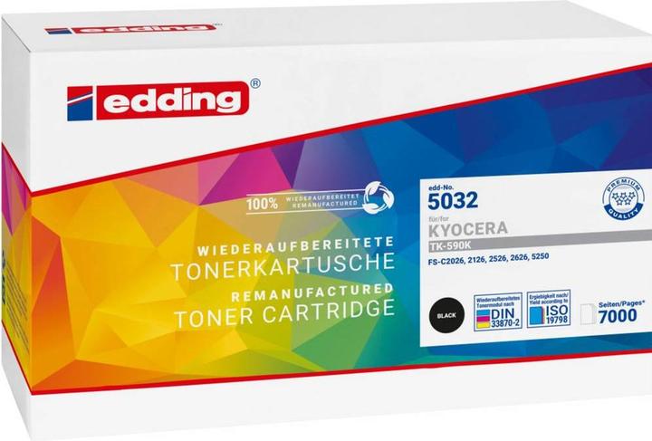 Actual product image Edding Toner 18-5032 like Kyocera TK-590K 7.000pages black - toner unit (FC)