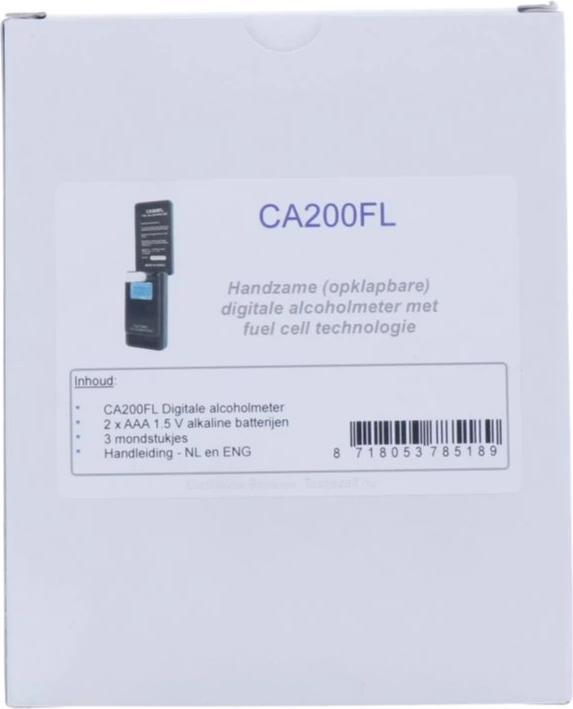 Immagine prodotto Testjezelf.Nu Misuratore Digitale di Alcol Treebys CA200FL