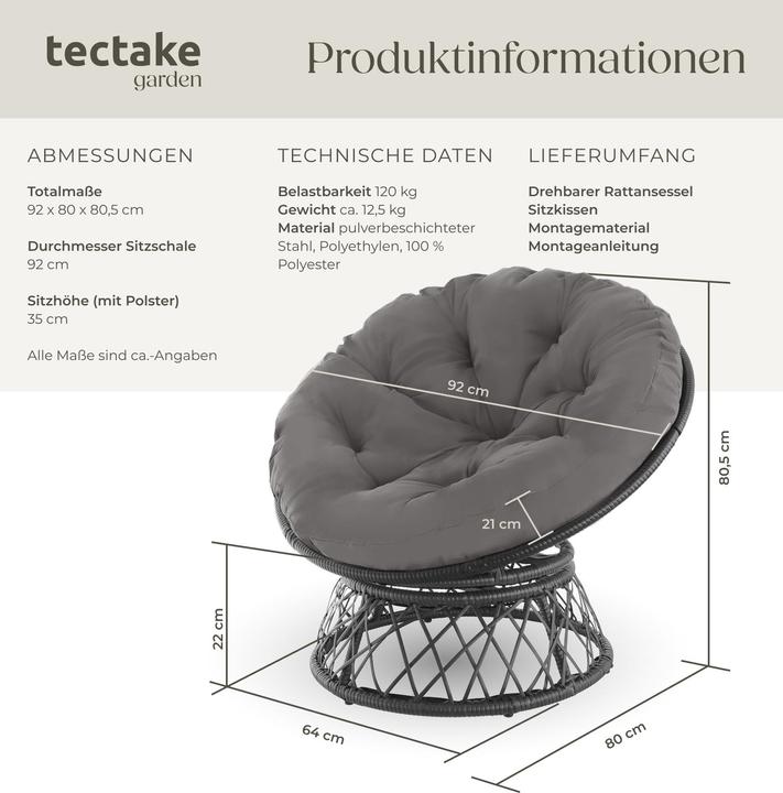 Produktbild tectake Gargano