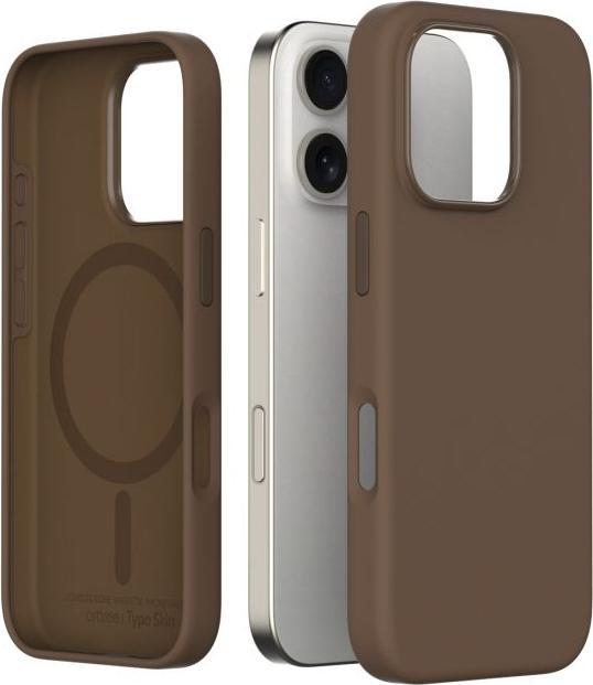 Produktbild Araree etui Typoskin M iPhone 16 Pro 6.3" brązowy/golden brown AR20-02117C (Apple iPhone 16 Pro)