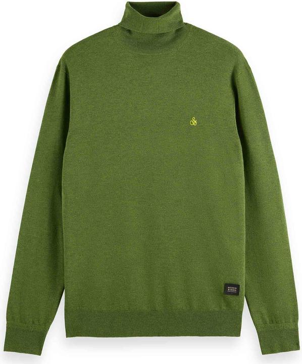 Actual product image Scotch & Soda Regular Fit Pullover Turtle Neck Green (L)