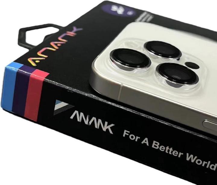 Actual product image Anank iPhone 16 Pro / 16 Pro Max - Rear camera armoured glass - Safir material with GIA certificate (1 pcs., Apple iPhone 16 Pro Max)