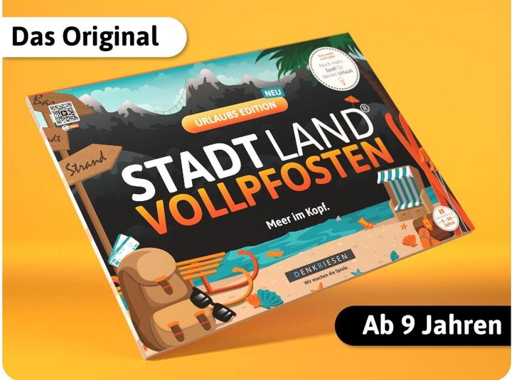 Produktbild Denkriesen Stadt Land Vollpfosten - A4 Block Urlaubs Edition (d) (Deutsch)