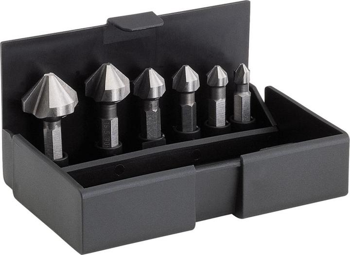 Actual product image Hawe Volkel HSS Screw Countersink Kit with 64 mm Hex Shaft 63205 mm