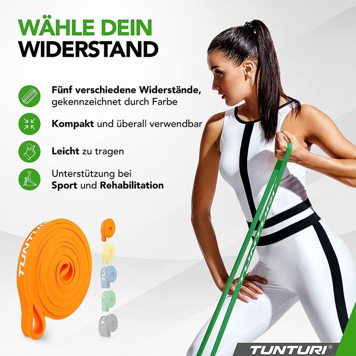 Produktbild Tunturi Gummizug - Power Band Extra Light (1.40 m, Extra Leicht)