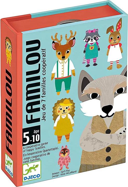 Produktbild Djeco Kartenspiel Familou (mult) (Deutsch, Englisch, Französisch, Italienisch, 2 - 4 Spieler)