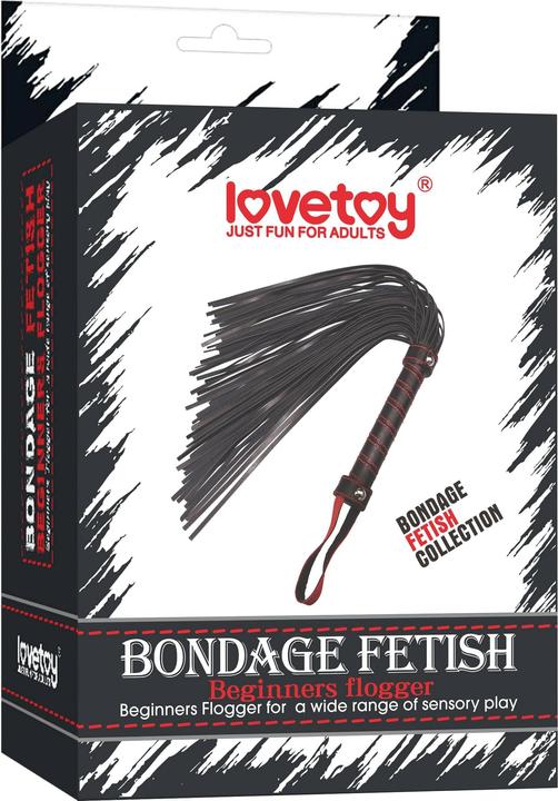 Produktbild Lovetoy Anfänger Flogger Bondage Schwarz