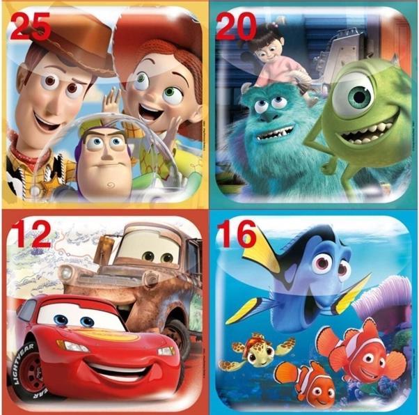 Actual product image Educa Disney Pixar 12/16/20/25 Piece Puzzle (73 pieces)