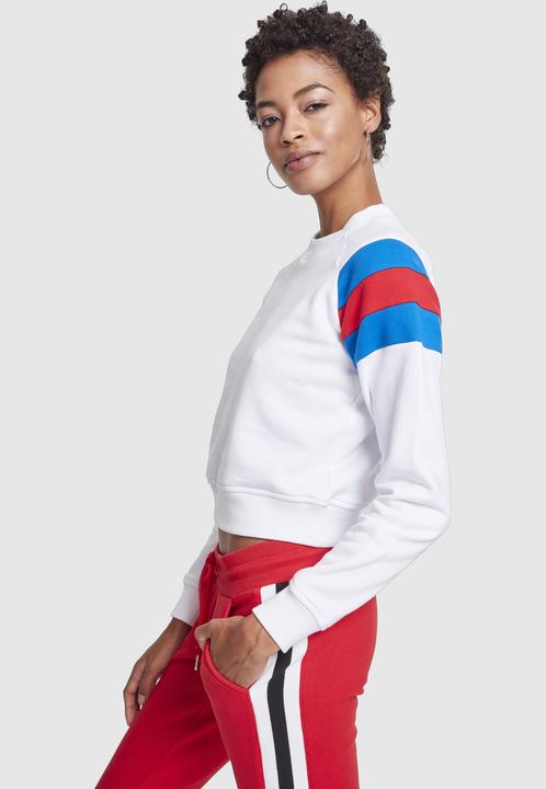 Produktbild Urban Classics Ladies Sleeve Stripe Crew (XL)