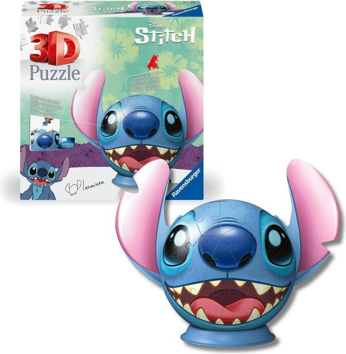 Immagine prodotto Ravensburger Palla Puzzle Disney Stitch con orecchie (72 pezzi)