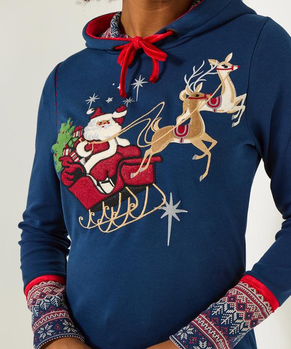 Produktbild Joe Browns Longline Festive Hoodie (36)