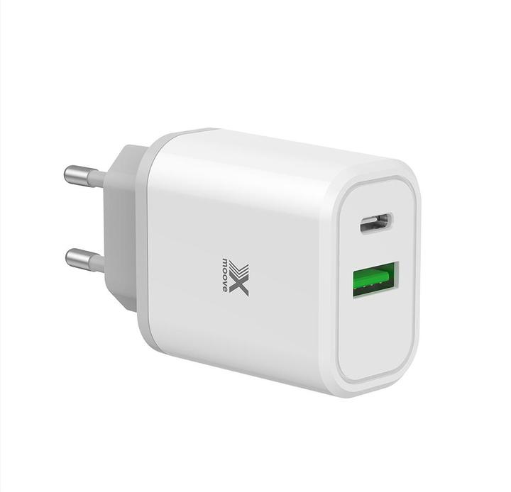 Livoo USB-A- und USB Typ C-Ladegerät PD 30W (30 W, 2 Ports)