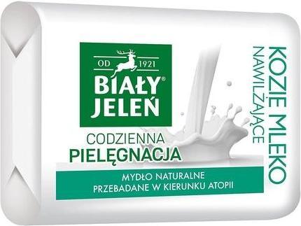 Actual product image Biały Jeleń White Deer - Hypoallergenic Premium Natural Soap Goat'S Milk & Linen 100G (Hard soap)