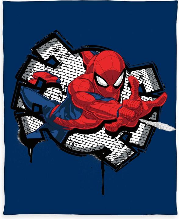 Actual product image Herding Spider-Man flannel fleece blanket 130 x 170 cm (130 x 170 cm)