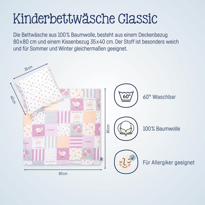 Produktbild Julius Zöllner Bettwäsche Patch Rose