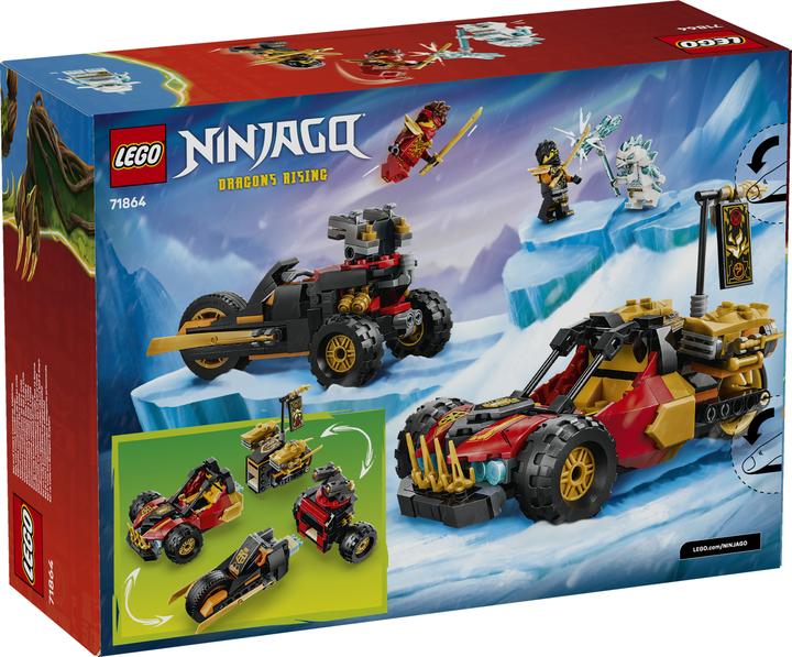 Produktbild LEGO Kais und Coles Kombi-Flitzer (71864, LEGO Ninjago)