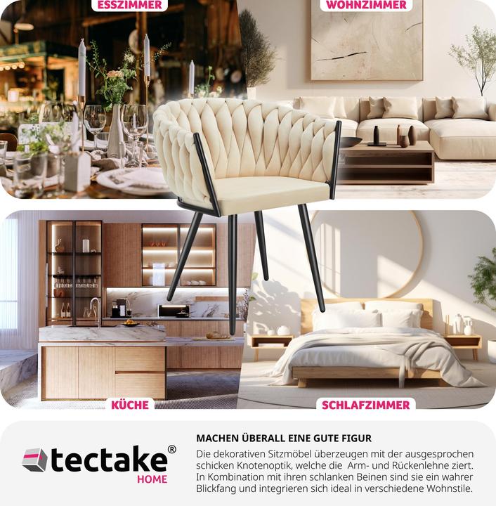 Produktbild tectake Astano Samt
