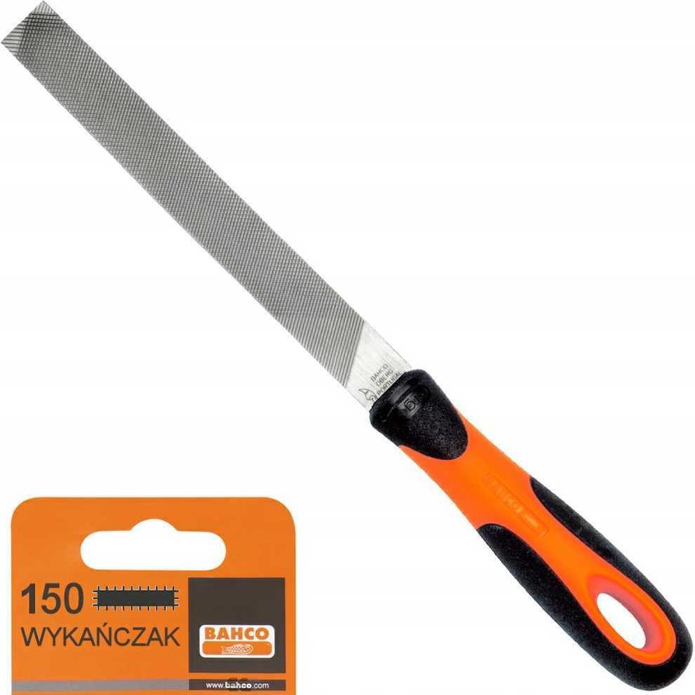 Bahco, Raspel + Feile, ERGO Flachfeile, Schlicht 150 mm (Hieb 3, 150 mm)