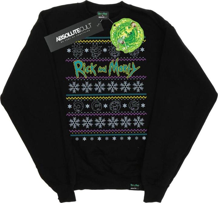 Produktbild Rick And Morty Christmas Faces Sweatshirt (XXL)