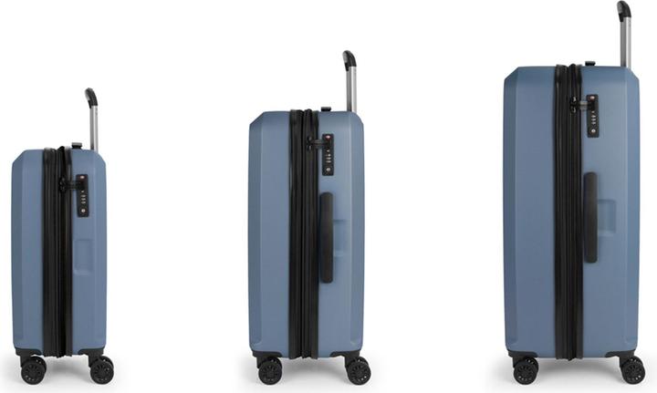 Immagine prodotto Gabol Set di valigie Montreal a 4 ruote 3 pezzi con piega elastica (121 l)