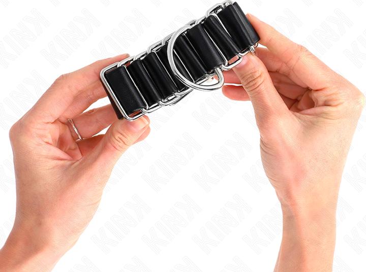 Produktbild Kink Scharnierã„Hnliche Dãoenne Handgelenkfesseln Schwarz Verstellbar 16-22 cm X 3,5 cm