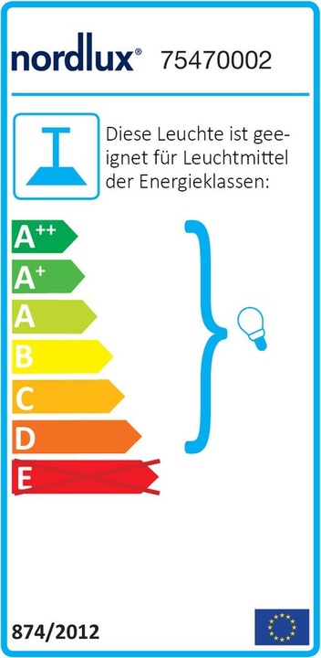 Energie-Label Nordlux Funk (E27)