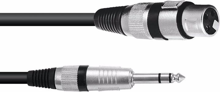 Actual product image Omnitronic 30225195 XLR adapter cable (1x XLR male 3 pin (0.90 m, XLR Cables)