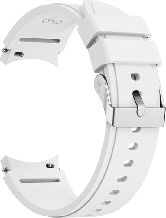 Produktbild König Design Sport Ersatz Armband für Samsung Galaxy Watch 4 Classic 46 mm Silikon Band Loop (Silikon)