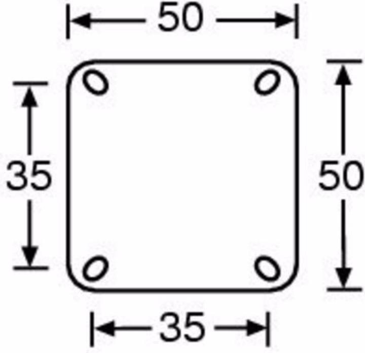 Produktbild Guitel 3701 Lenkrolle 50