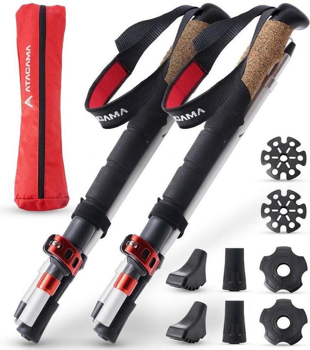 Atacama Teleskop Wanderstöcke, Flip Lock 110-135 cm (110 - 135 cm)