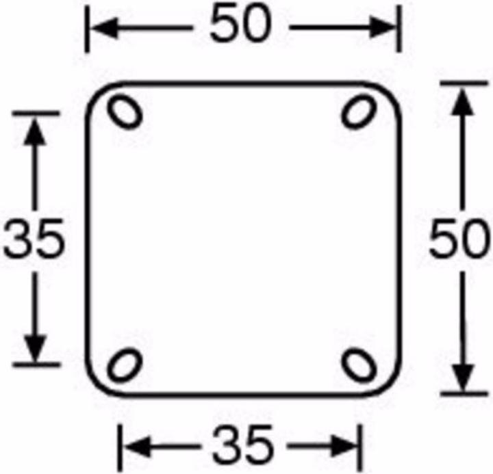 Produktbild Guitel 3703 Lenkrolle 50