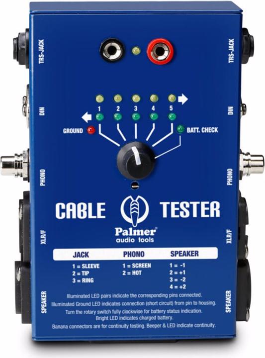 Immagine prodotto Palmer Audio Tester per cavi