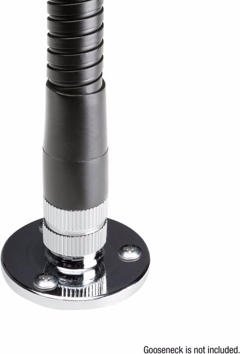 Actual product image Adam Hall D 921 Gooseneck mounting base plate
