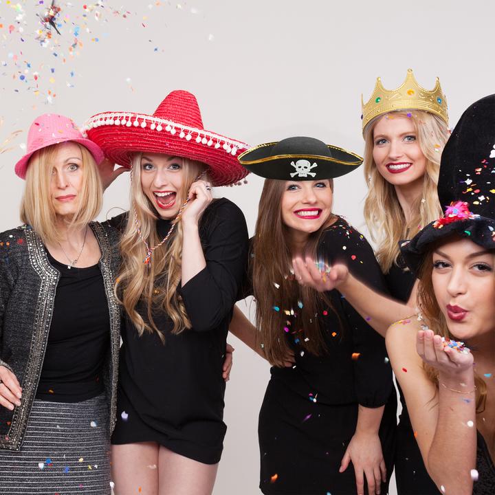 Image du produit Relaxdays 4x chapeau de pirate