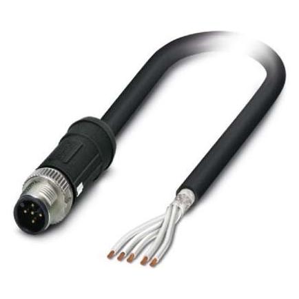 Phoenix Contact Sensor/actuator kabel SAC-5P-MS/ 5#1407326, Kabels + Stekkers, Zwart