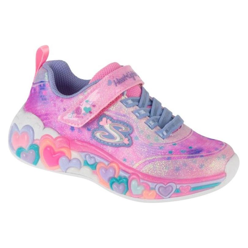 Skechers, Mädchen, Sneakers, Eternal Heart Lights Pink, Rosa, Pink, (35)