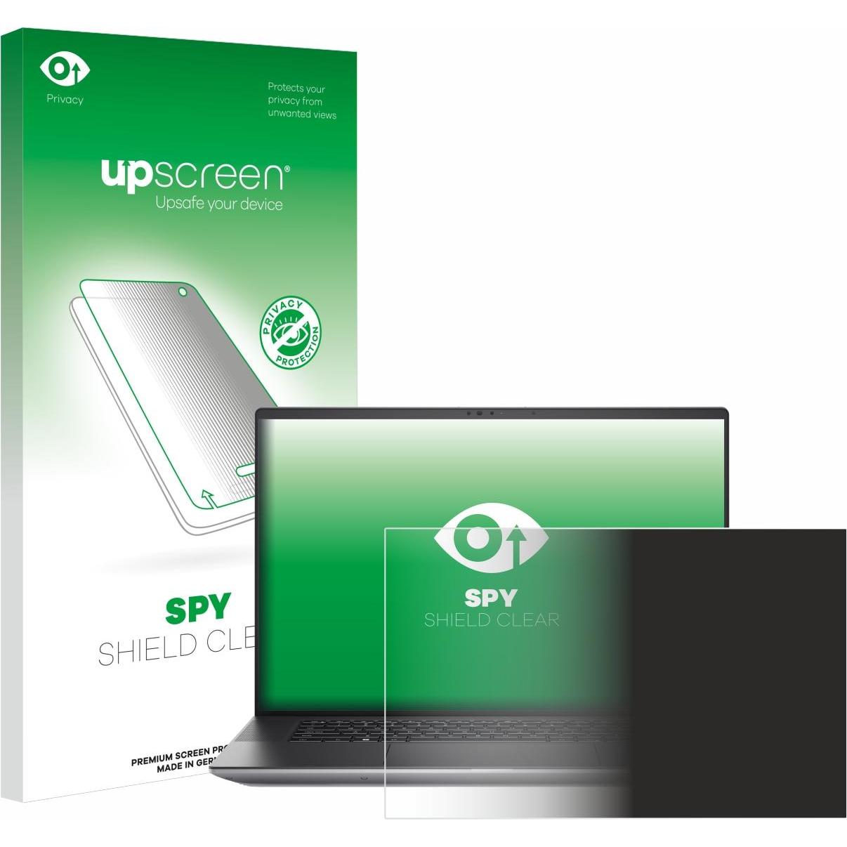 upscreen Spy Shield Blickschutzfolie (16", 16 : 10), Notebook Schutzfolie