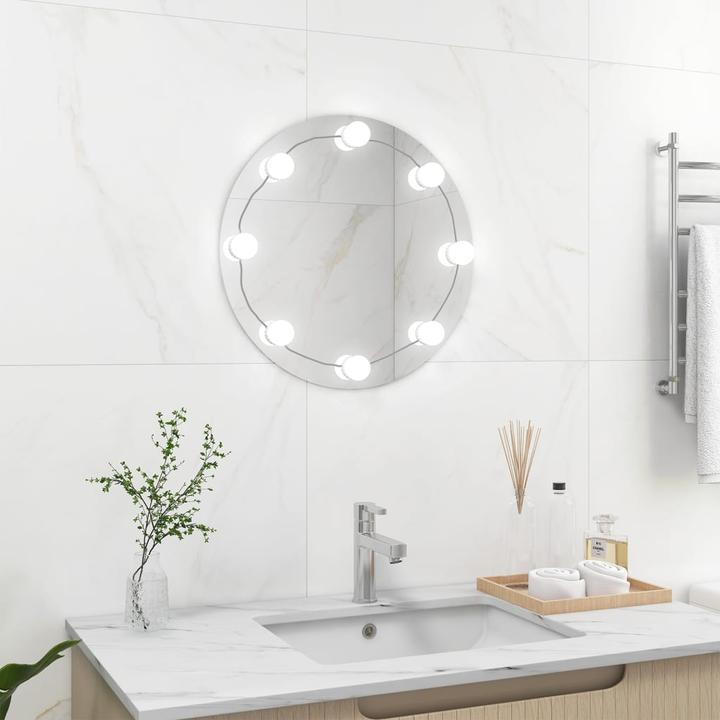 Produktbild vidaXL Wandspiegel mit LED-Leuchte (50 cm)