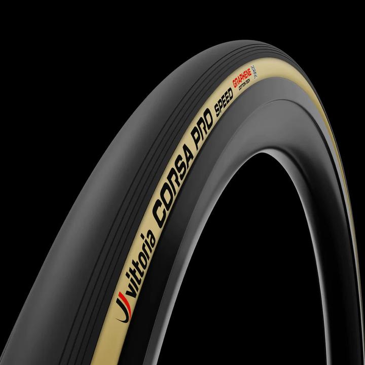 Produktbild Vittoria Corsa Pro Speed Faltreifen TLR 700C - schwarz/beige (24-622)