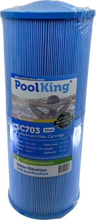 Actual product image Poolking Pool King Cartridge Filter SC703 blue