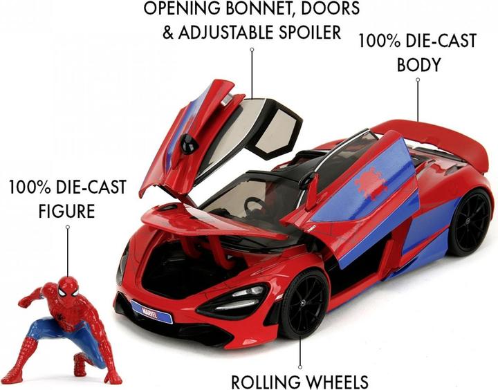 Productafbeelding Jada Marvel Spider-Man McLaren 720S 1:24
