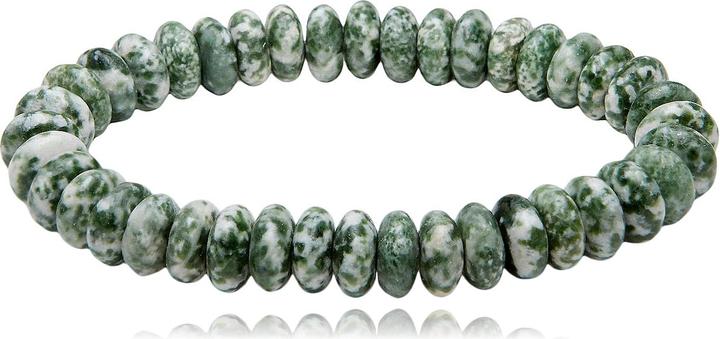 Immagine prodotto Leyda Bracciale in agata muschiata (19 cm, Pietra colorata)