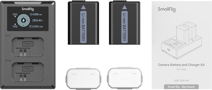Image du produit SmallRig Kit NP-FW50 3818 (Batterie, Chargeur)