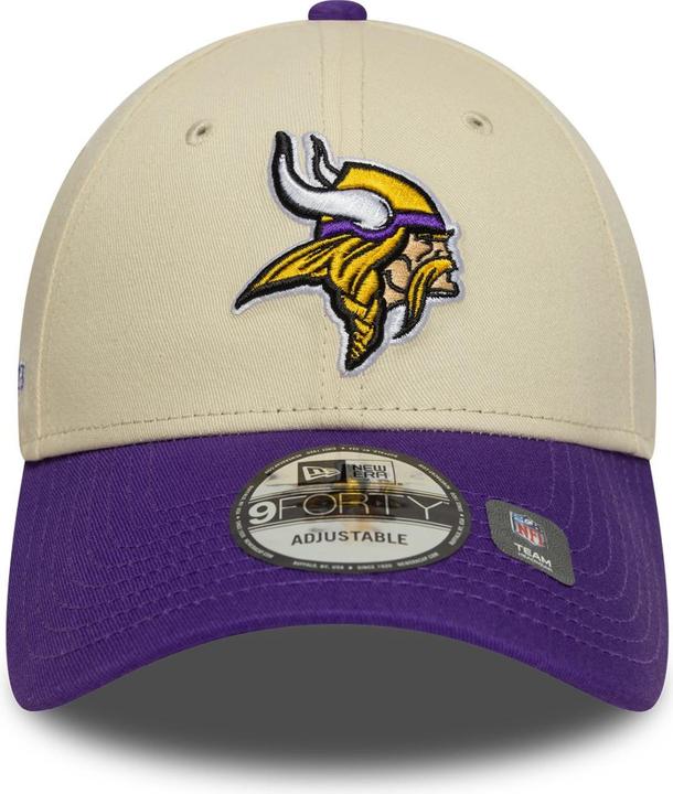 Image du produit New Era 9Forty Strapback Cap - Minnesota Vikings Beige