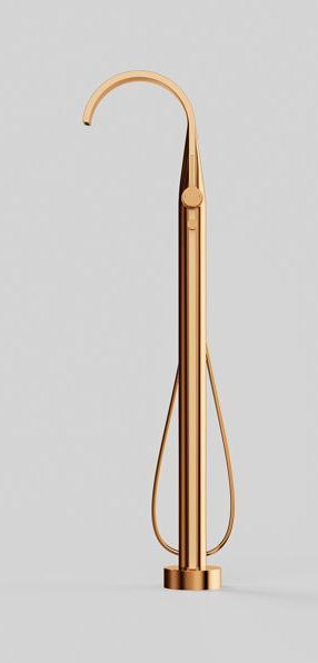 Produktbild Steinberg Serie 280 Wannenarmatur, freistehend, Höhe: 1036mm, Ausladung 221mm, 2801162