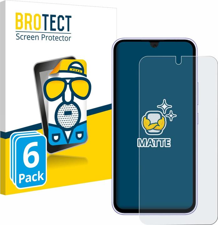 Produktbild BROTECT Entspiegelungs-Schutzfolie Displayschutz Matt (6 Stk., Samsung Galaxy A54 5G)
