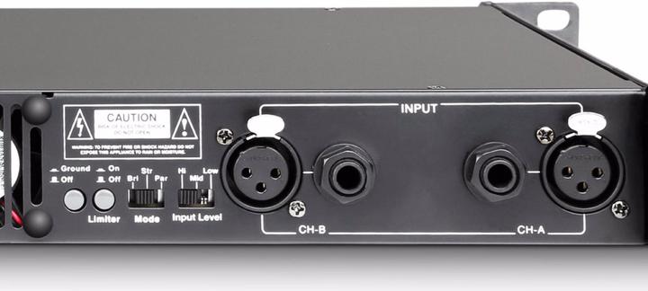 Actual product image Palmer Audio MACHT 402 19" stereo power amplifier (Final stage)