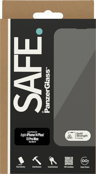 Actual product image PanzerGlass Case Friendly (1 Piece, Apple iPhone 13 Pro Max, Apple iPhone 14 Plus)