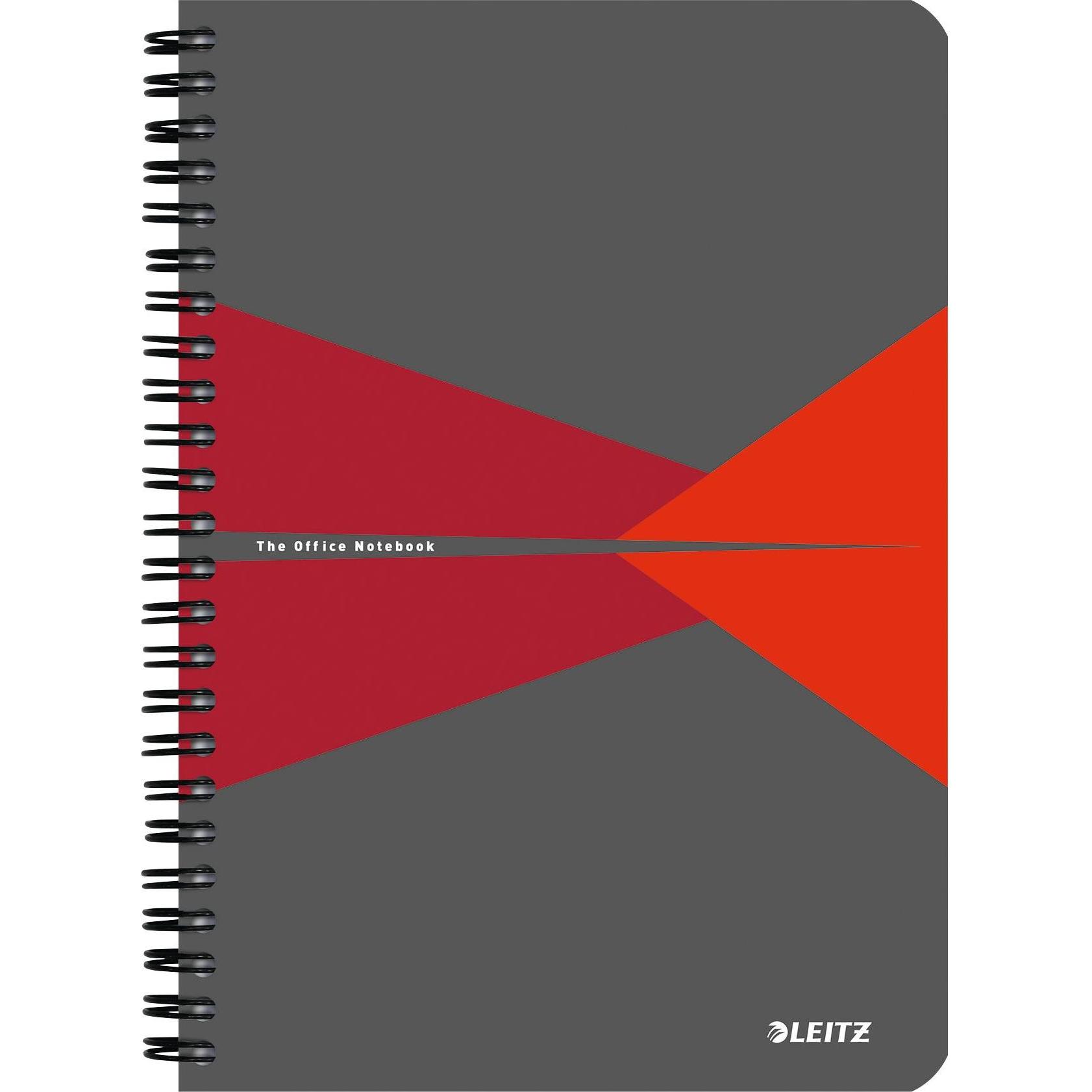 Leitz, Heft + Block, Office - Collegeblock (A5, Liniert, Harter Einband)