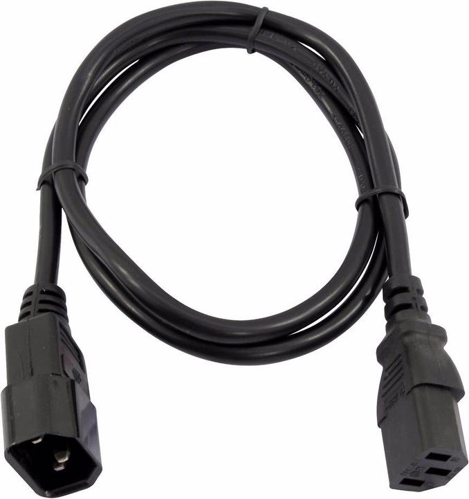 Produktbild Omnitronic Kaltgeräte Verlängerung 3x1,0 1m sw (1 m)